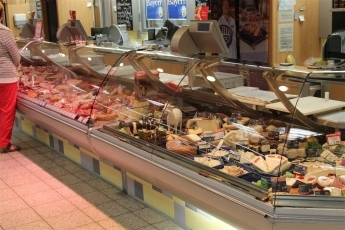 vitrină frigorifică pentru carne proaspătă