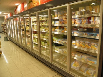 raft frigorific pentru legume și fructe